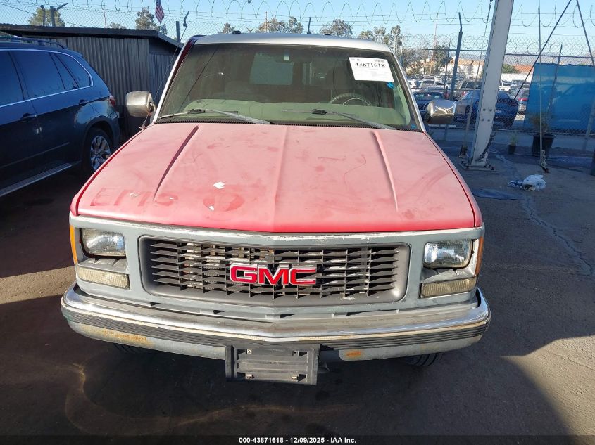 1998 GMC Suburban 2500 Sl VIN: 1GKGC26R7WJ725044 Lot: 43871618
