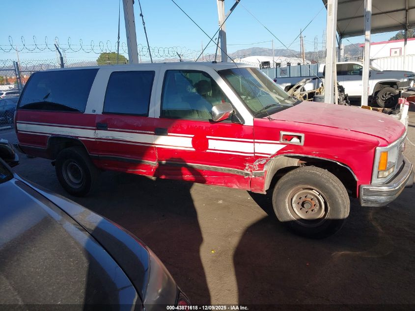 1998 GMC Suburban 2500 Sl VIN: 1GKGC26R7WJ725044 Lot: 43871618