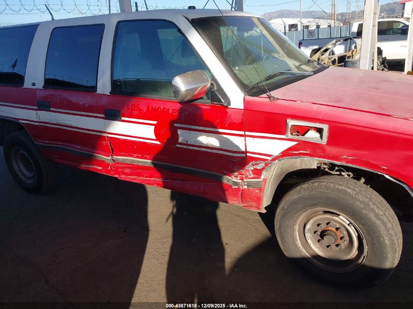 1998 GMC Suburban 2500 Sl VIN: 1GKGC26R7WJ725044 Lot: 43871618