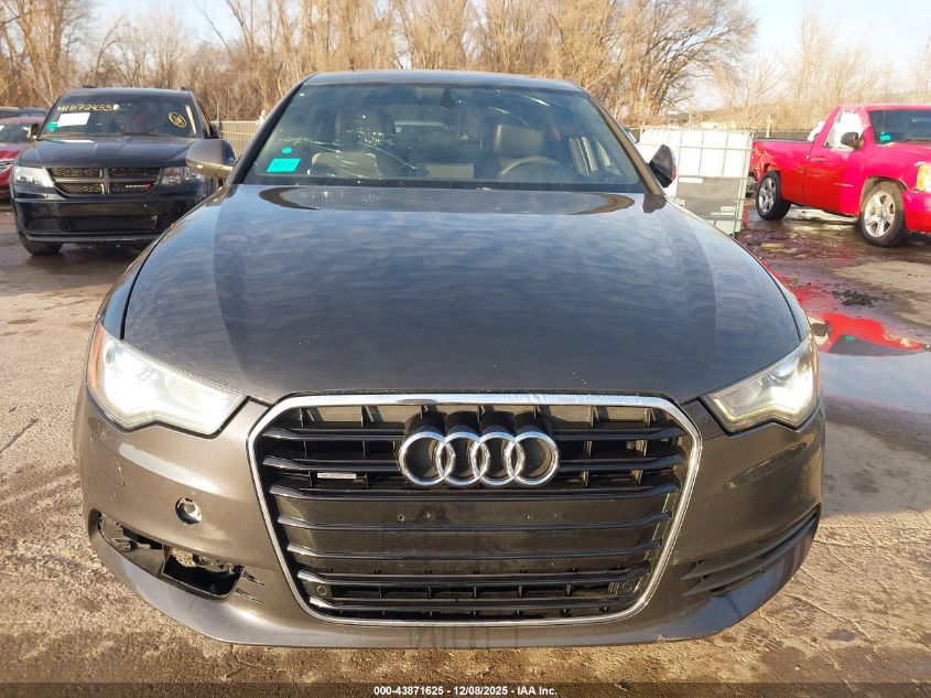 2013 Audi A6 3.0T Premium VIN: WAUGGAFC4DN134453 Lot: 43871625