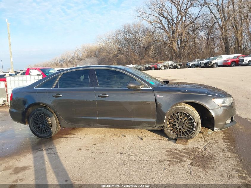 2013 Audi A6 3.0T Premium VIN: WAUGGAFC4DN134453 Lot: 43871625