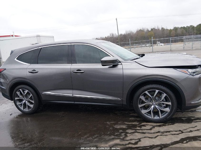 2022 Acura Mdx Technology Package VIN: 5J8YD9H49NL010231 Lot: 43871630