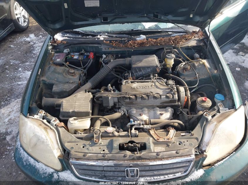 2000 Honda Civic Value Package VIN: 2HGEJ6613YH591150 Lot: 43871647