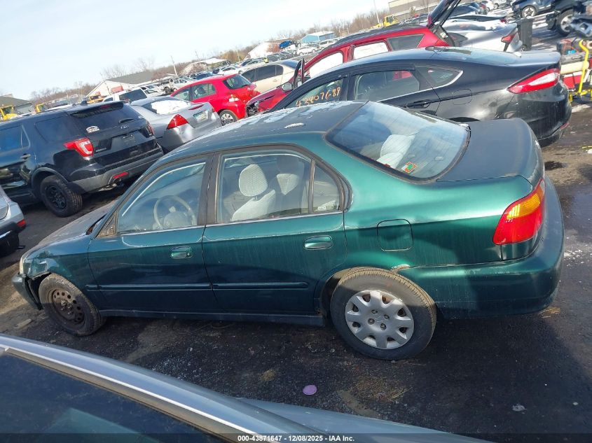 2000 Honda Civic Value Package VIN: 2HGEJ6613YH591150 Lot: 43871647