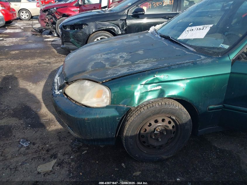 2000 Honda Civic Value Package VIN: 2HGEJ6613YH591150 Lot: 43871647