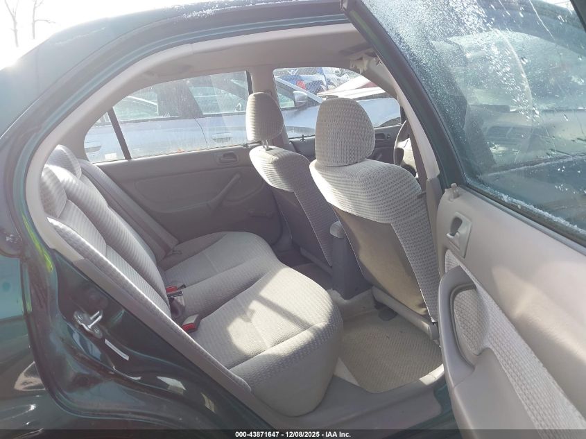 2000 Honda Civic Value Package VIN: 2HGEJ6613YH591150 Lot: 43871647