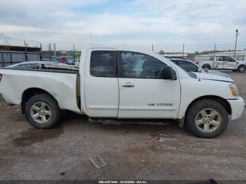 2007 Nissan Titan Se VIN: 1N6BA06B57N205998 Lot: 43871649