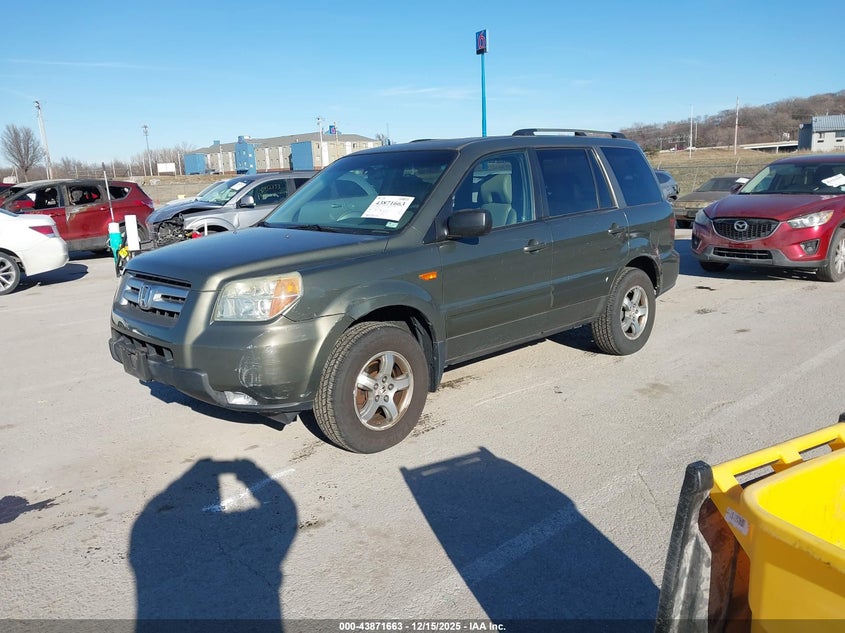 2HKYF18576H519856 2006 HONDA PILOT photo no. 2