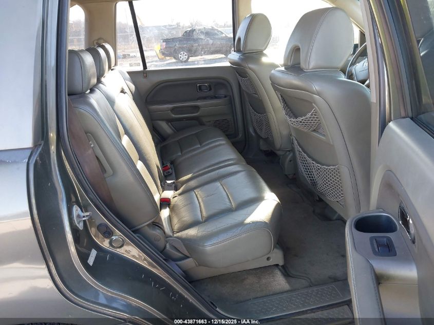 2006 Honda Pilot Ex-L VIN: 2HKYF18576H519856 Lot: 43871663