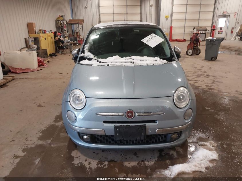 2014 Fiat 500 Lounge VIN: 3C3CFFCR5ET262748 Lot: 43871670