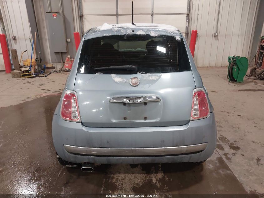 2014 Fiat 500 Lounge VIN: 3C3CFFCR5ET262748 Lot: 43871670