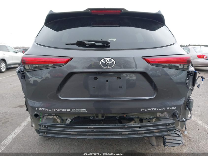 2020 Toyota Highlander Platinum VIN: 5TDFZRBH8LS055448 Lot: 43871677