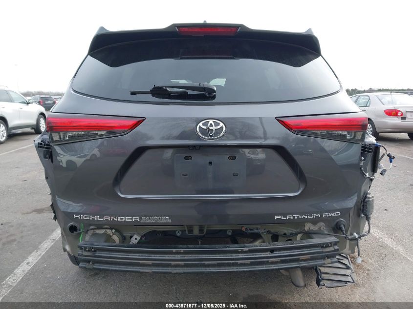 2020 Toyota Highlander Platinum VIN: 5TDFZRBH8LS055448 Lot: 43871677