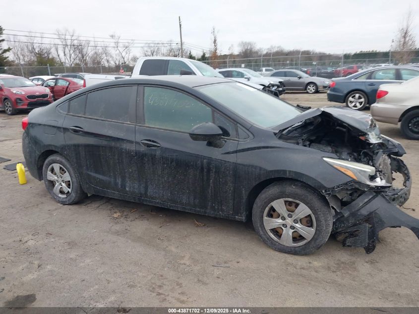 2017 Chevrolet Cruze Ls Auto VIN: 1G1BC5SM4H7206625 Lot: 43871702