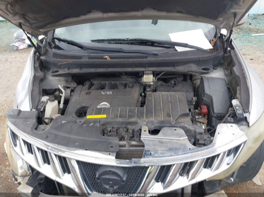 2009 Nissan Murano Sl VIN: JN8AZ18U09W004300 Lot: 43871717