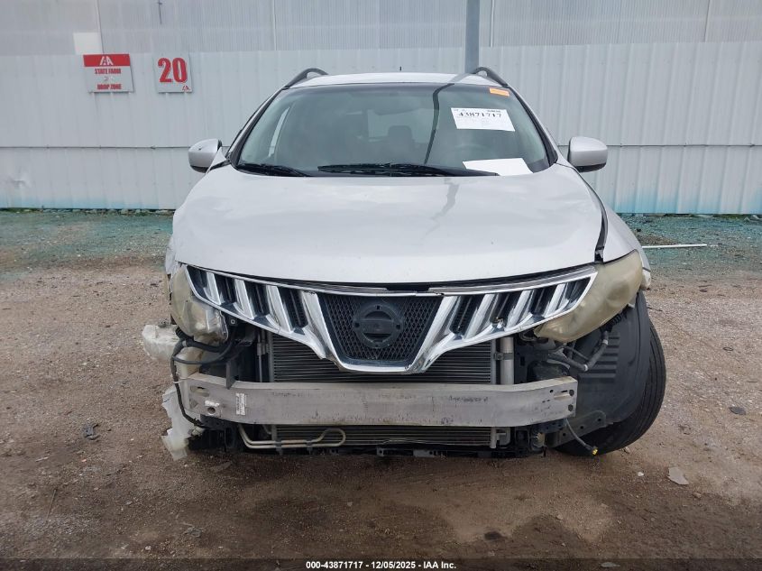 2009 Nissan Murano Sl VIN: JN8AZ18U09W004300 Lot: 43871717