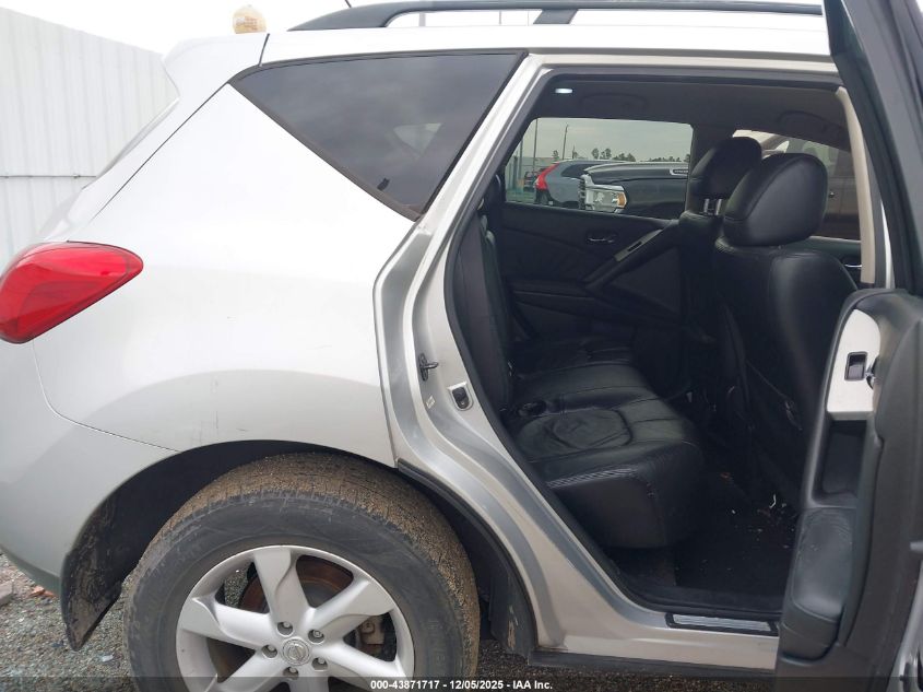 2009 Nissan Murano Sl VIN: JN8AZ18U09W004300 Lot: 43871717