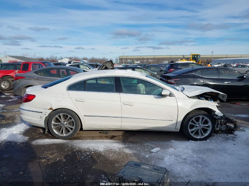 2012 Volkswagen Cc Lux VIN: WVWHP7AN3CE543125 Lot: 43871734