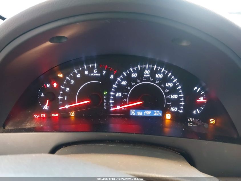 2010 Toyota Camry Le V6 VIN: JTNBK3EK8A3048405 Lot: 43871748