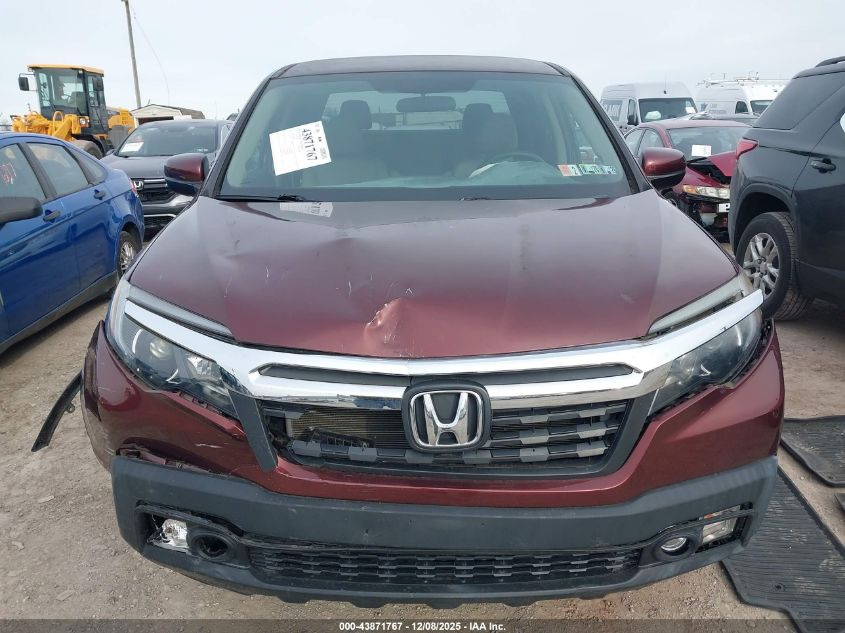 2017 Honda Ridgeline Rts VIN: 5FPYK3F41HB039435 Lot: 43871767