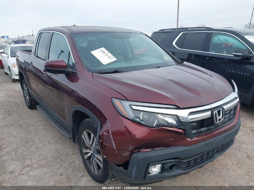 2017 Honda Ridgeline Rts VIN: 5FPYK3F41HB039435 Lot: 43871767