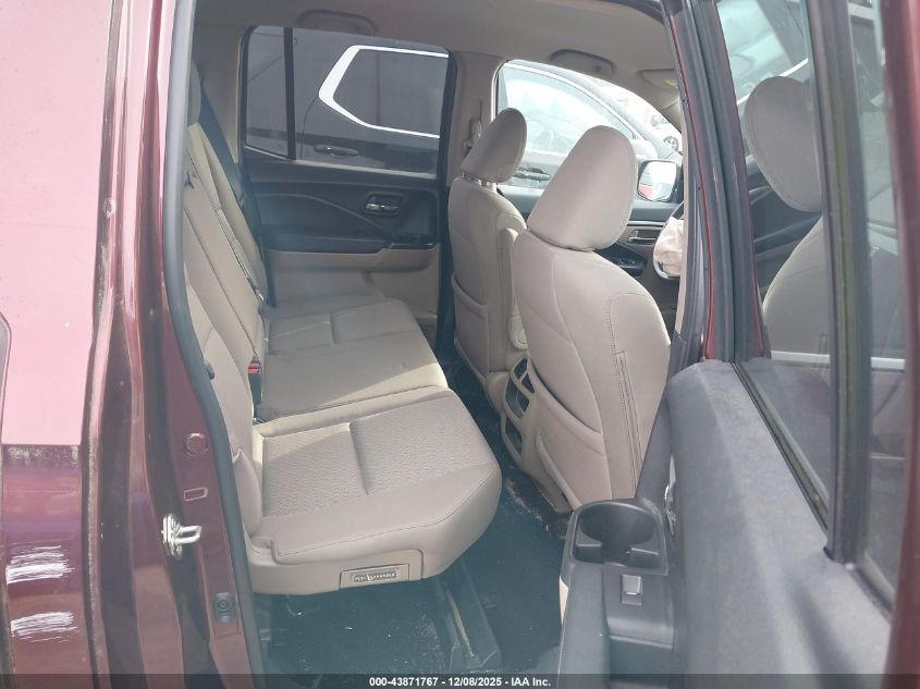 2017 Honda Ridgeline Rts VIN: 5FPYK3F41HB039435 Lot: 43871767