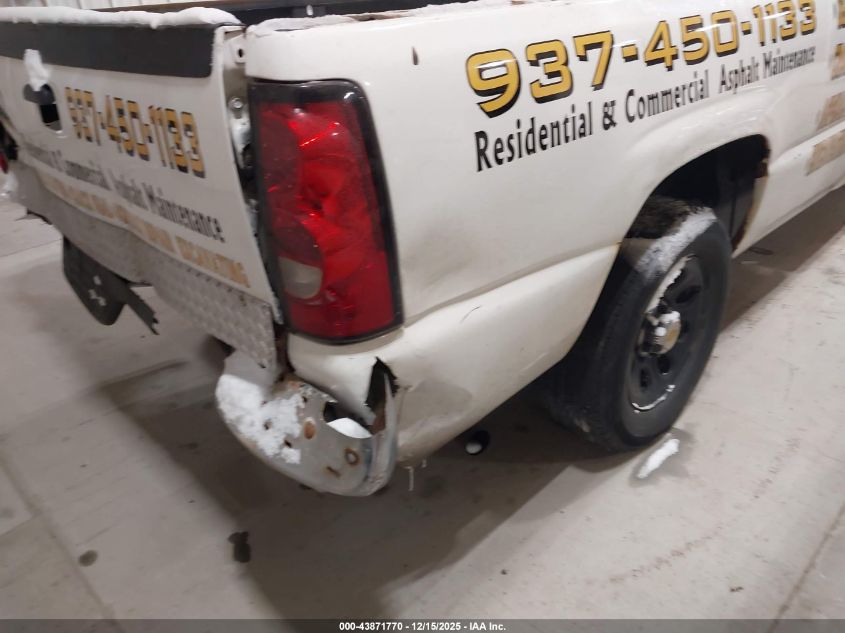 2007 Chevrolet Silverado 1500 Classic Work Truck VIN: 1GCEC14X87Z176777 Lot: 43871770