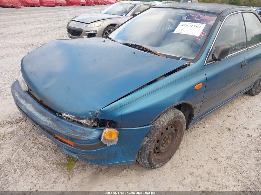 1993 Subaru Impreza L Plus VIN: JF1GC2449PK523665 Lot: 43871783