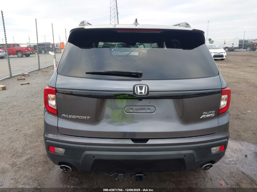 2019 Honda Passport Elite VIN: 5FNYF8H01KB006690 Lot: 43871784