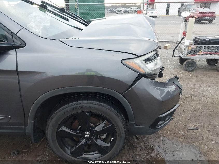 2019 Honda Passport Elite VIN: 5FNYF8H01KB006690 Lot: 43871784