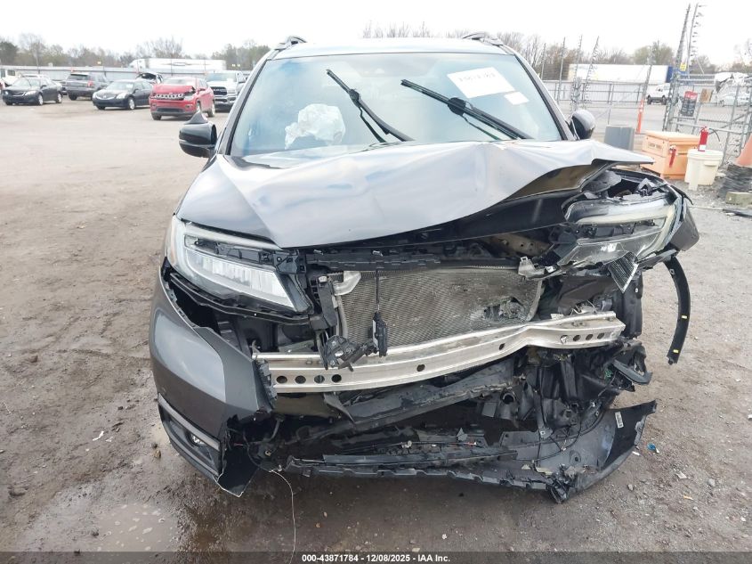 2019 Honda Passport Elite VIN: 5FNYF8H01KB006690 Lot: 43871784