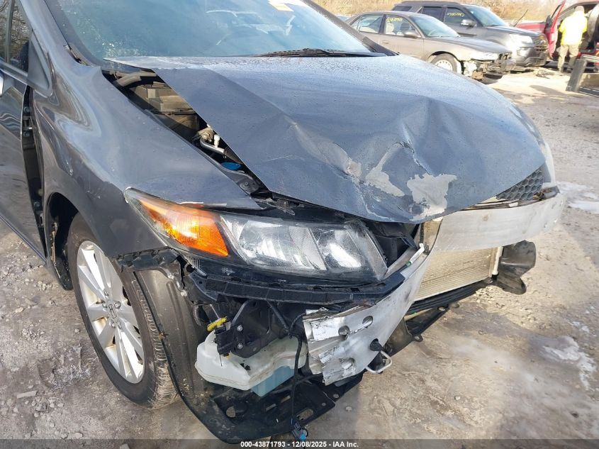 2012 Honda Civic Ex VIN: 2HGFG3A87CH549210 Lot: 43871793