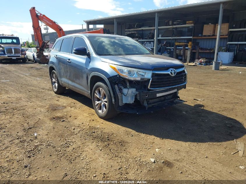 TOYOTA HIGHLANDER LE PLUS V6/LE V6