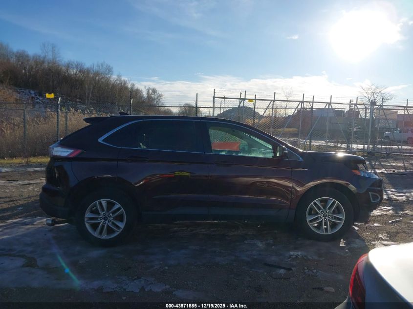 2017 Ford Edge Sel VIN: 2FMPK3J96HBC02192 Lot: 43871885