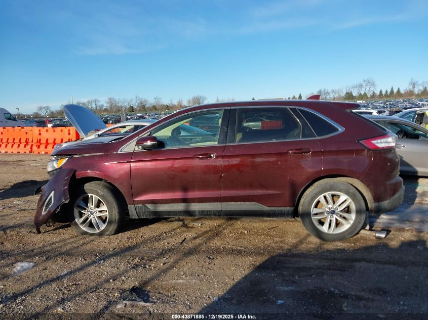 2017 Ford Edge Sel VIN: 2FMPK3J96HBC02192 Lot: 43871885