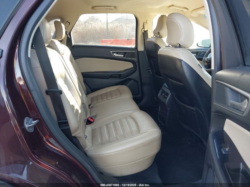 2017 Ford Edge Sel VIN: 2FMPK3J96HBC02192 Lot: 43871885