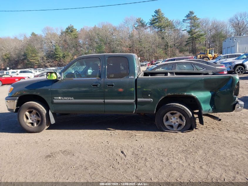 2002 Toyota Tundra Sr5 V8 VIN: 5TBBT44152S269761 Lot: 43871928