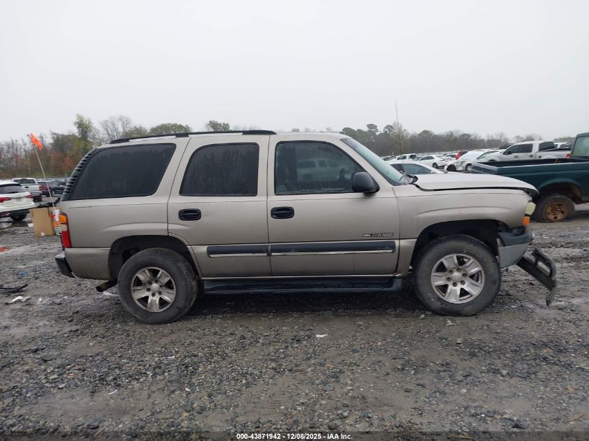 2003 Chevrolet Tahoe Ls VIN: 1GNEC13VX3R125685 Lot: 43871942