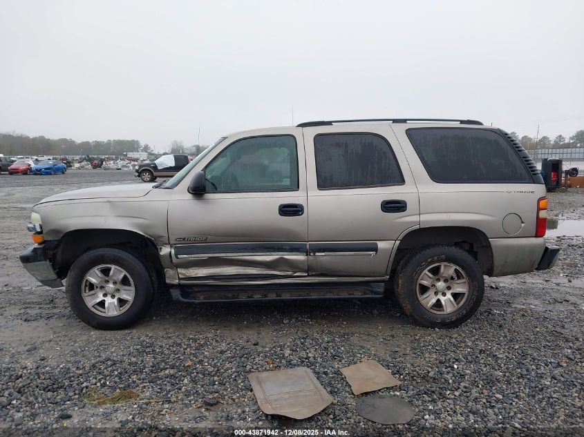 2003 Chevrolet Tahoe Ls VIN: 1GNEC13VX3R125685 Lot: 43871942