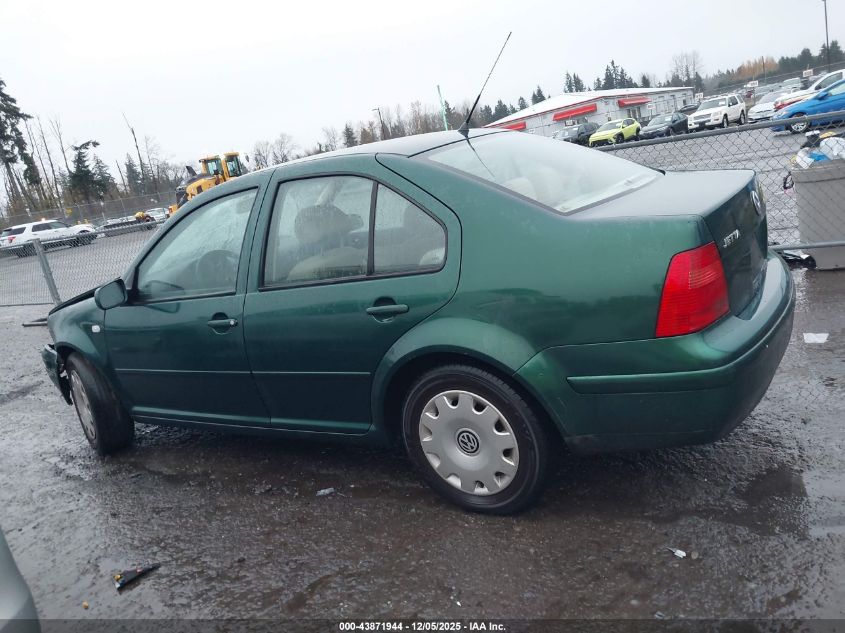 1999 Volkswagen Jetta Gl VIN: 3VWRA29M9XM090601 Lot: 43871944