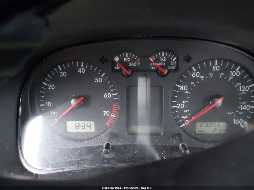 1999 Volkswagen Jetta Gl VIN: 3VWRA29M9XM090601 Lot: 43871944