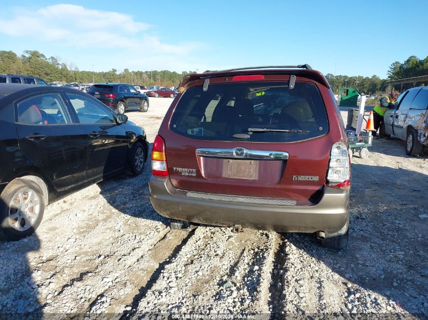 2002 Mazda Tribute Es V6/Lx V6 VIN: 4F2CU09162KM55004 Lot: 43871949