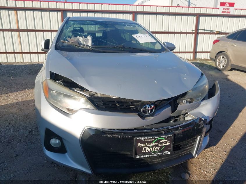 2016 Toyota Corolla S Plus VIN: 2T1BURHE6GC604752 Lot: 43871955