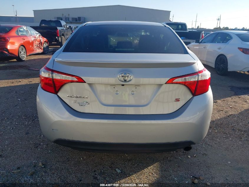 2016 Toyota Corolla S Plus VIN: 2T1BURHE6GC604752 Lot: 43871955