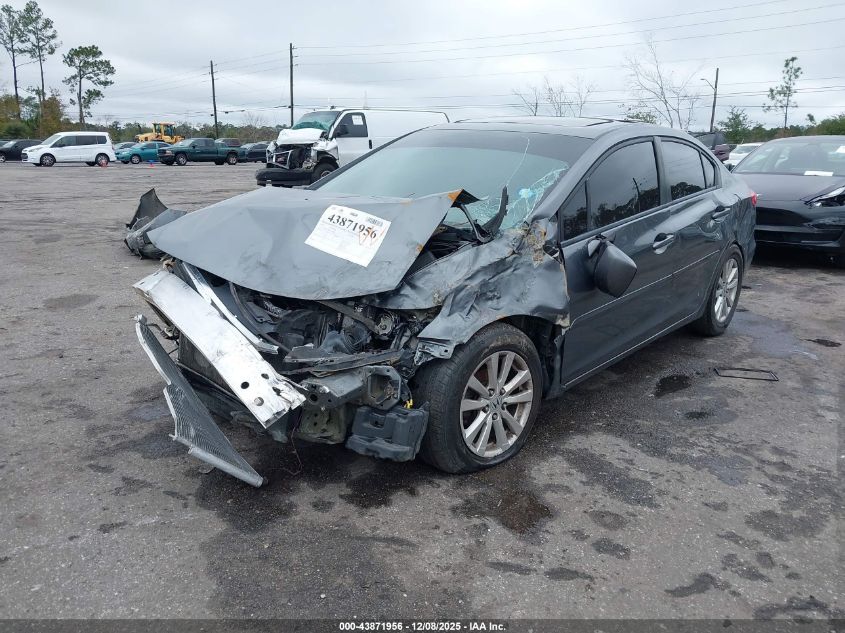 2012 Honda Civic Ex-L VIN: 19XFB2F94CE358882 Lot: 43871956