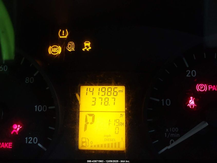 2016 Mercedes-Benz Sprinter 2500 High Roof VIN: WD3PE8DD0GP247817 Lot: 43871963