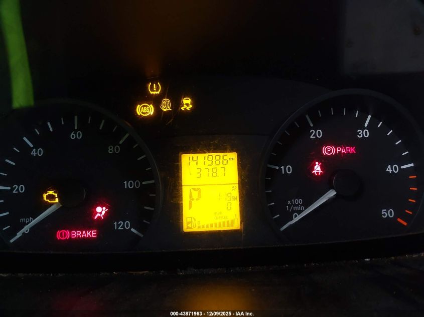 2016 Mercedes-Benz Sprinter 2500 High Roof VIN: WD3PE8DD0GP247817 Lot: 43871963