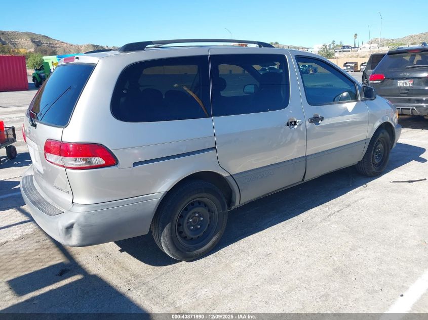 2003 Toyota Sienna Ce VIN: 4T3ZF19CX3U528993 Lot: 43871990