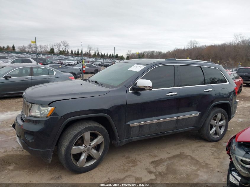 2013 Jeep Grand Cherokee Overland VIN: 1C4RJFCG7DC542233 Lot: 43872003