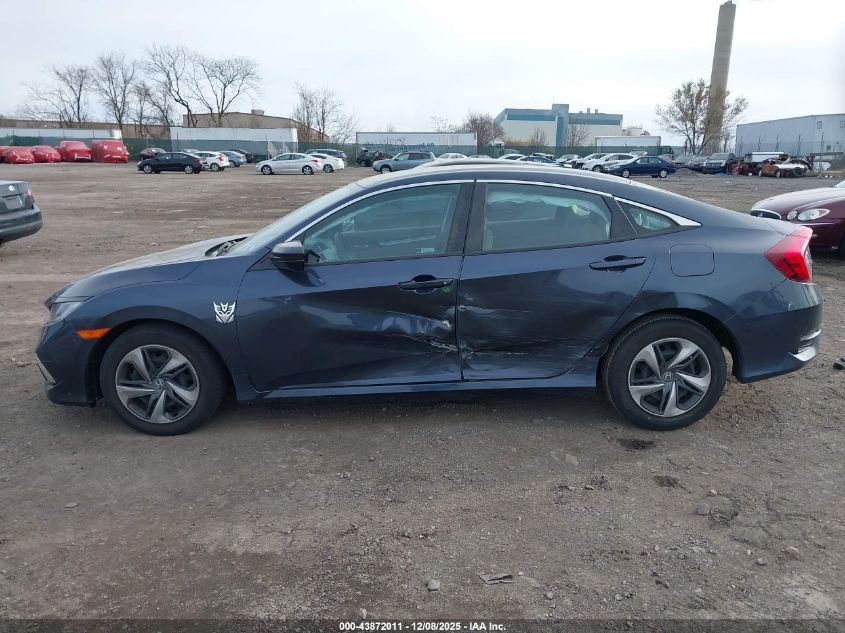 2020 Honda Civic Lx VIN: 2HGFC2F61LH576531 Lot: 43872011